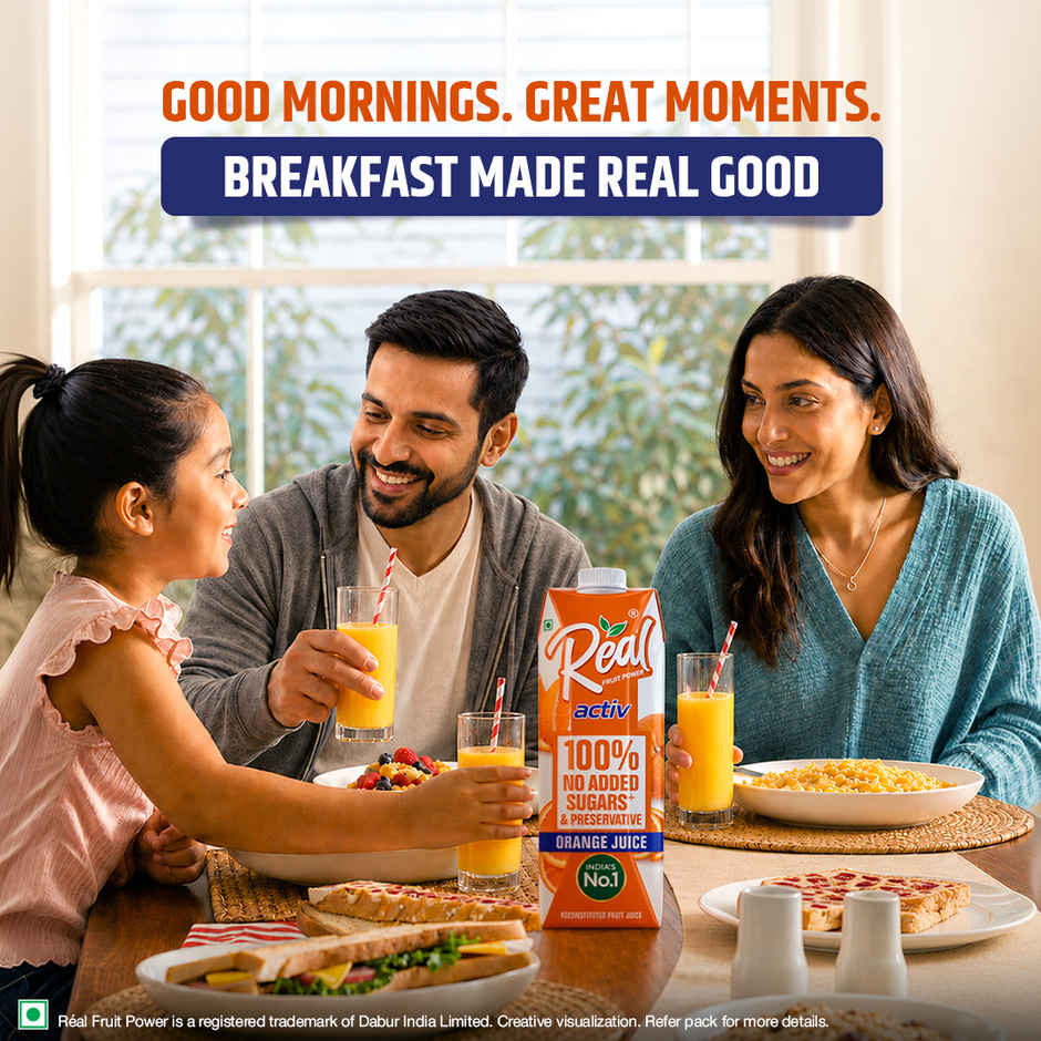 Real Activ Orange Juice | No Added Sugars & Preservatives
