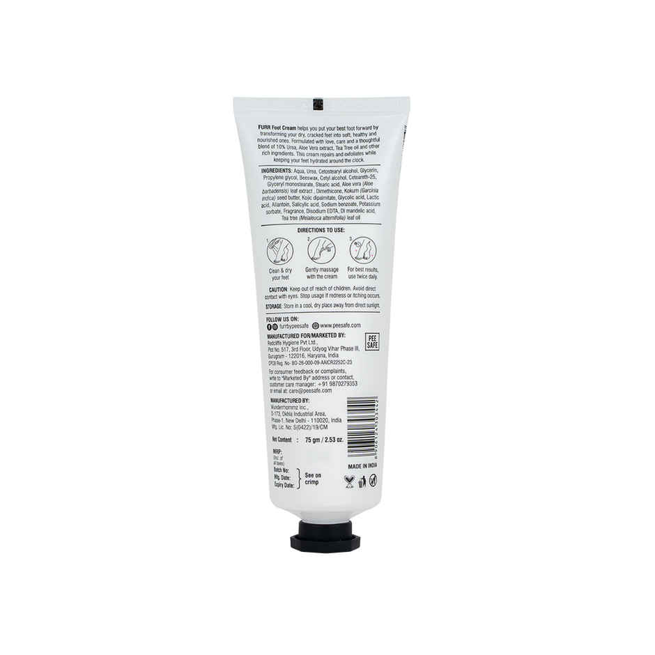 Furr By Pee Safe Urea & Natural AHAs Foot Cream