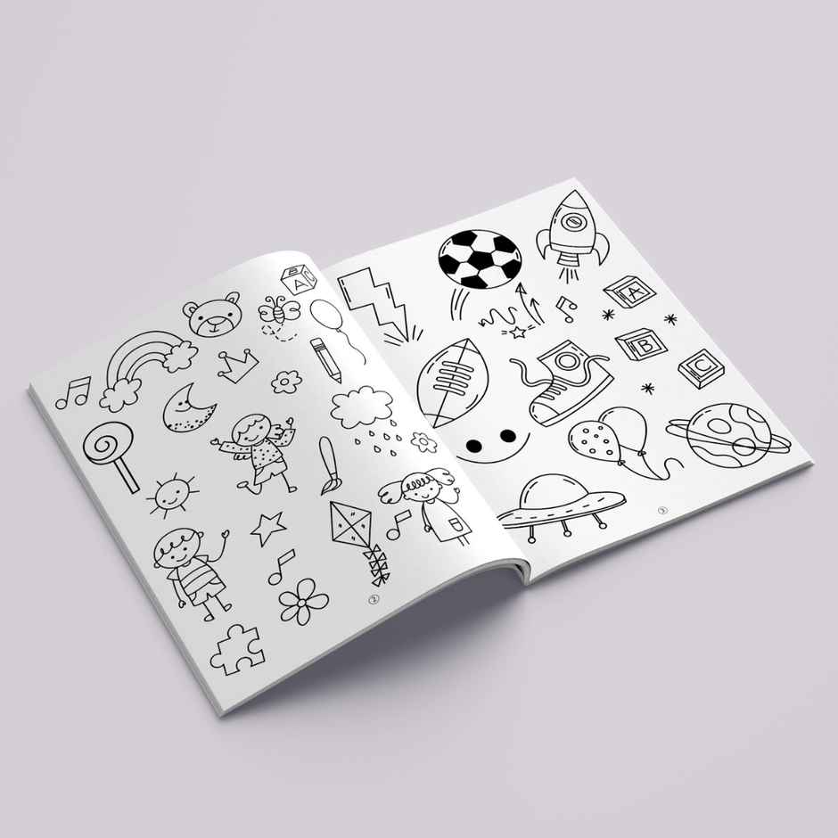 Maple Press Doodle Colouring Book 2 | Colouring Activity Book