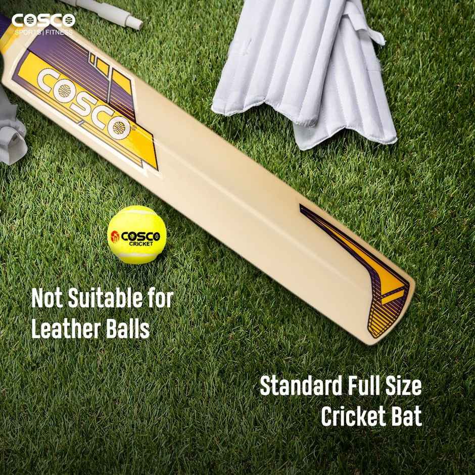 Cosco Cricket Tennis Bat-Sixxer,|Plastic Tennis Bat| Size-Full|Made In India