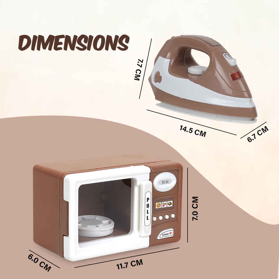 Anz Toy Brown Microwave & Iron Ph 9421