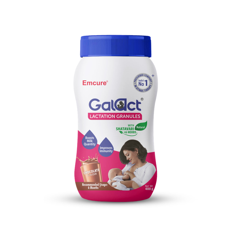 Galact Granules | Lactation Supplement with Shatavari | Chocolate Flavour