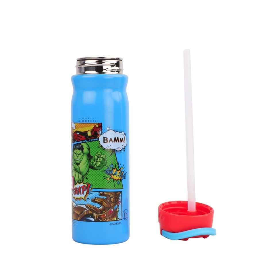 Marvel Spiderman Sleek Straw Sipper Water Bottle With Handle. | Hmyxsb 73430 | Av | 500ml