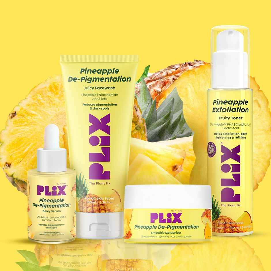 Plix The Plant Fix Pineapple De-Pigmentation Regime Fruity Toner Dewy Serum | Moisturizer