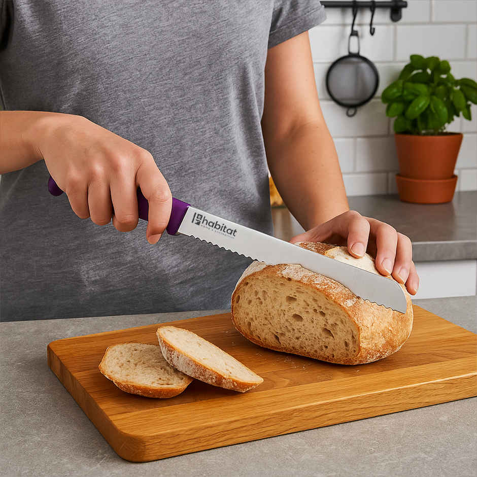 Habitat Professional Bread Knife With Ultra Razor-Sharp Blade with Precise Cutting