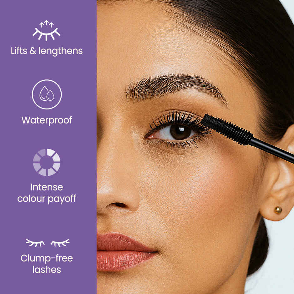Swiss Beauty Bold Eyes Super Lash Mascara | Black