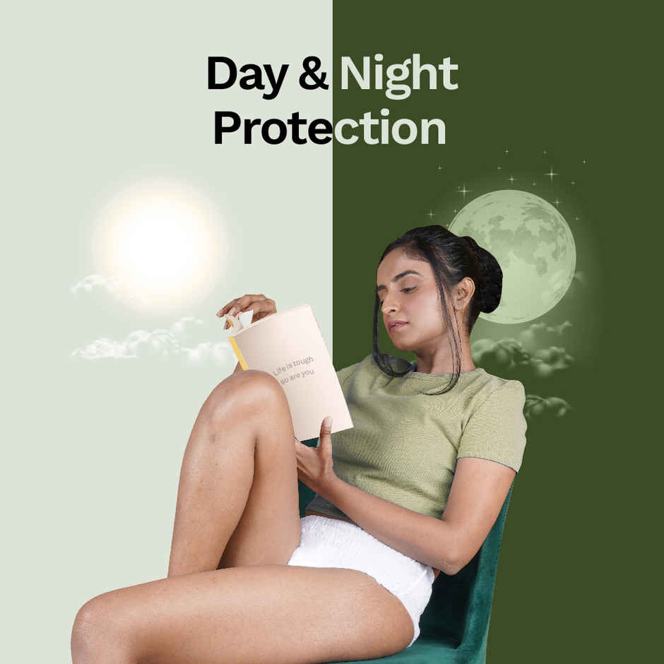 Pee Safe Disposable Leak-Proof Period Panty|Seamless, Comfortable for Day & Night Protection (L-XL) Combo