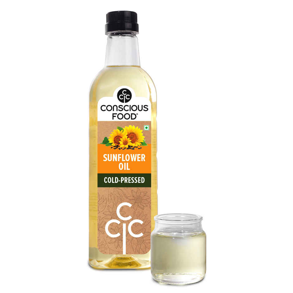 Conscious Food  Cold Pressed Sunflower Oil | Healthy Cooking Oil