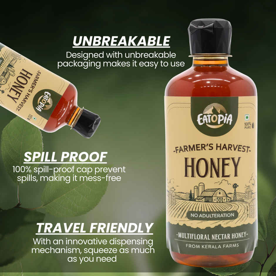 Eatopia Natural Farmer's Harvest Honey | No Added Sugar