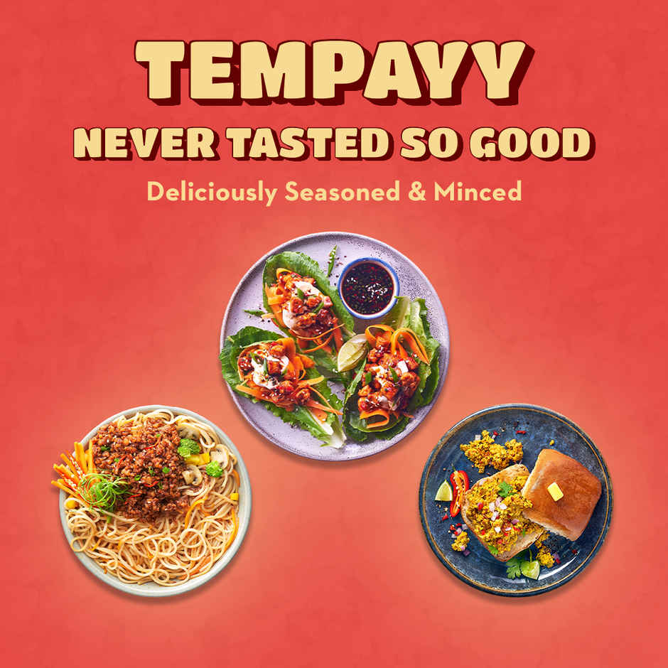 Hello Tempayy 14g Protein Tempeh Crumbles | Szechuan - Heat & Add | Soy Tempeh
