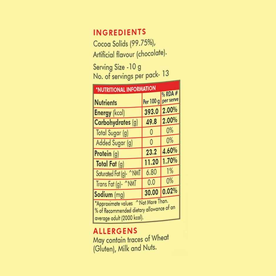 Weikfield Rich and Decadent Pure Cocoa Powder | Smooth & Rich Taste