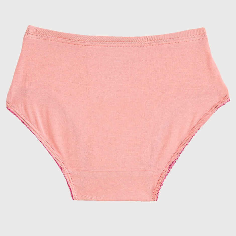 XY Life Hipsters for Girls, Modal, Antimicrobial - Dark Pink+Frost Pink | 5-6Y| Pack Of 2 Panty