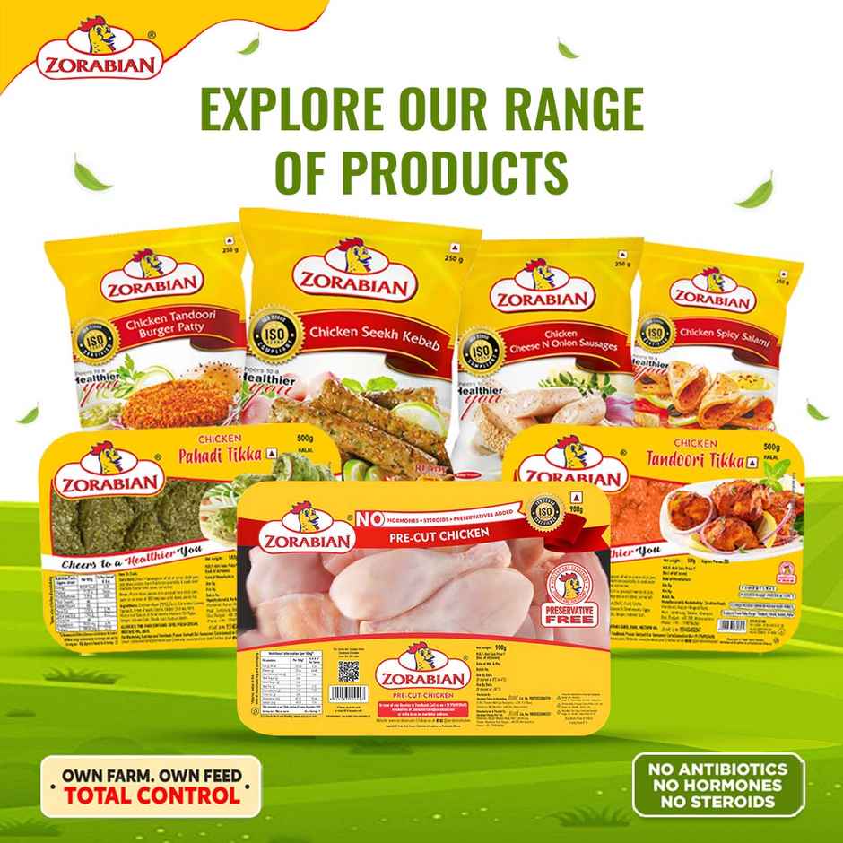 Zorabian Chicken Curry Cut without Skin | High Protein | Preservative-Free | Hormone-Free