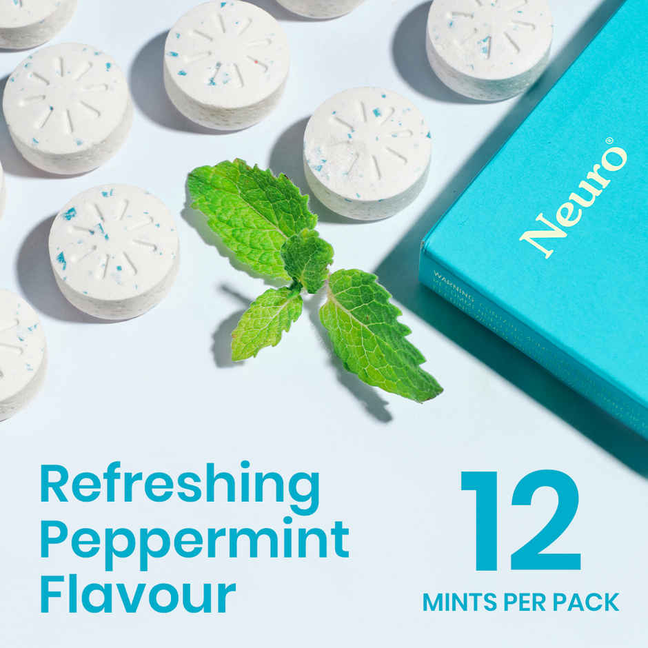 Neuro Energy and Focus Gum Mint Tin Peppermint