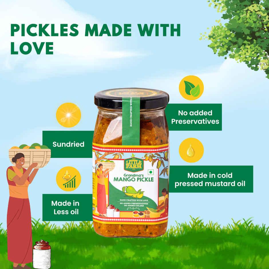 The Little Farm Co. Mango Pickle | Achaar | Made in less oil