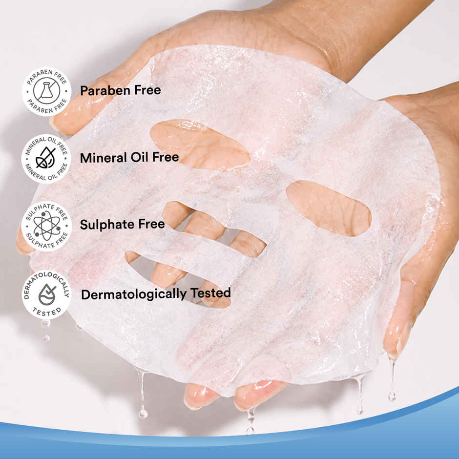 Lacto Calamine Hyaluronic Acid Face Sheet Mask for Intense Hydration, Refreshing, Plumpy & Dewy Skin Combo