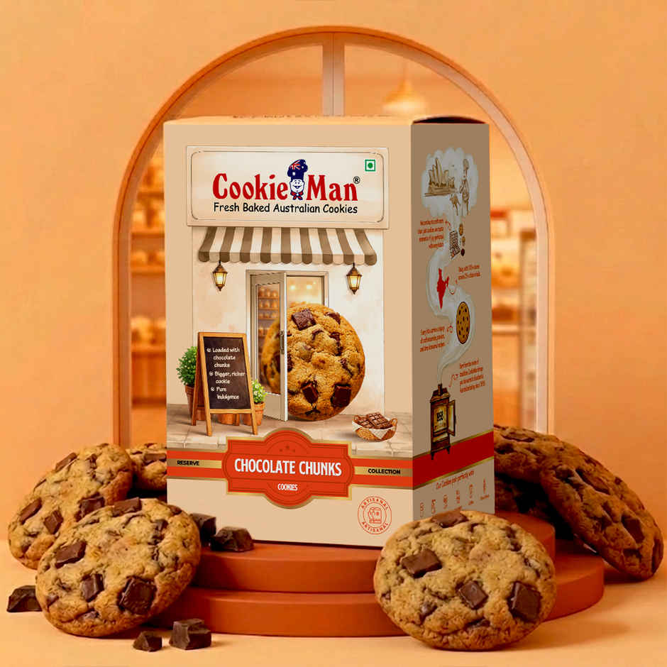 CookieMan Premium Choco Chunk Chocolate Cookies Biscuits