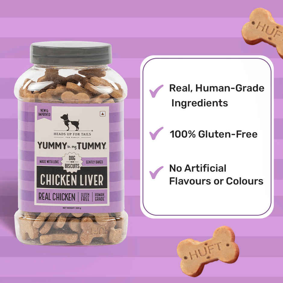 HUFT YIMT Chicken Liver Gluten Free Dog Biscuits