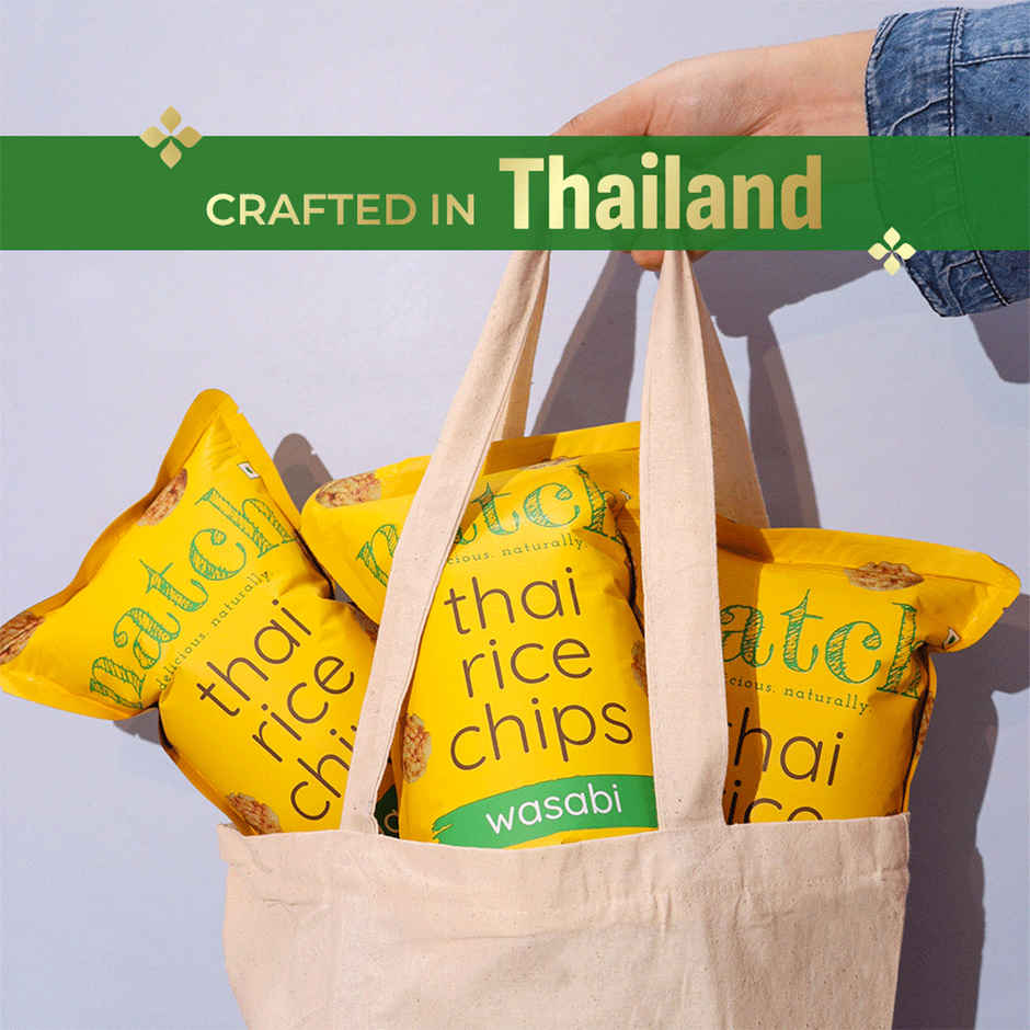 Natch Wasabi Thai Rice Chips | No Palm Oil | Healthy Snacks