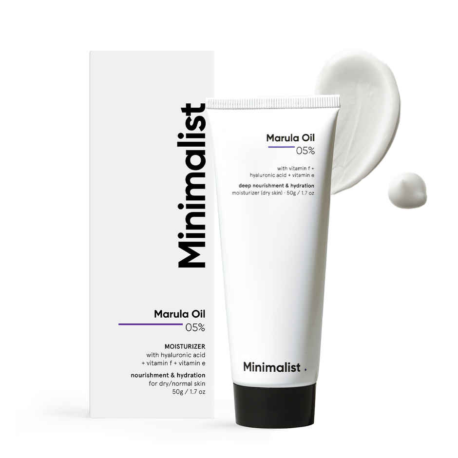 Minimalist Marula Oil 5% Face Moisturizer for Dry Skin Combo