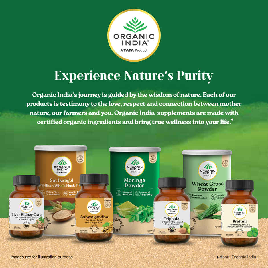 A TATA Product - Organic India Triphala Powder, No added fillers or chemicals