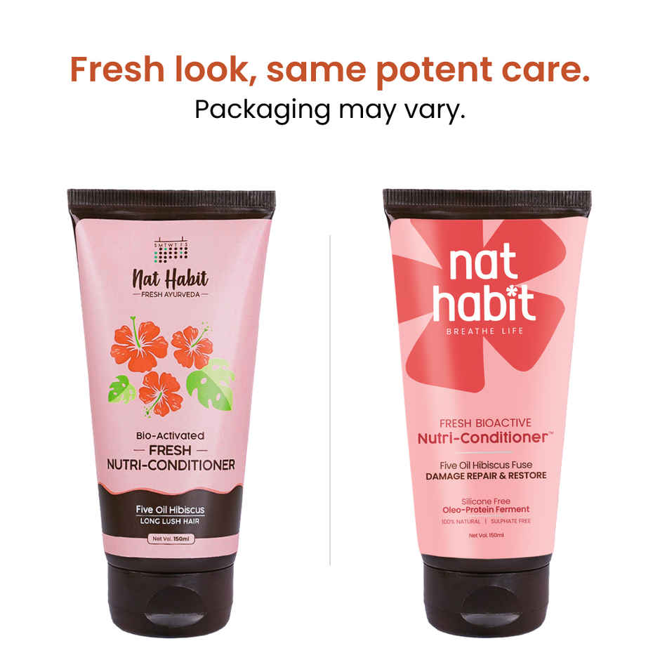 Nat Habit Hibiscus Conditioner For Smooth & Silky Hair Combo
