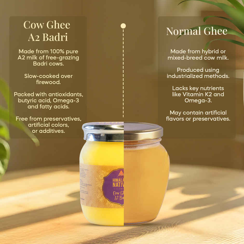 Himalayan Natives A2 Badri Cow Ghee | Jar