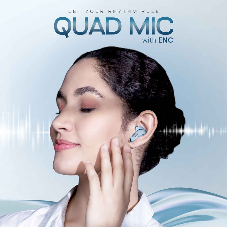Noise Buds VS102 Elite 50H Battery 4 Mic ENC 11mm Driver Instacharge TWS Earbuds | Sky Blue