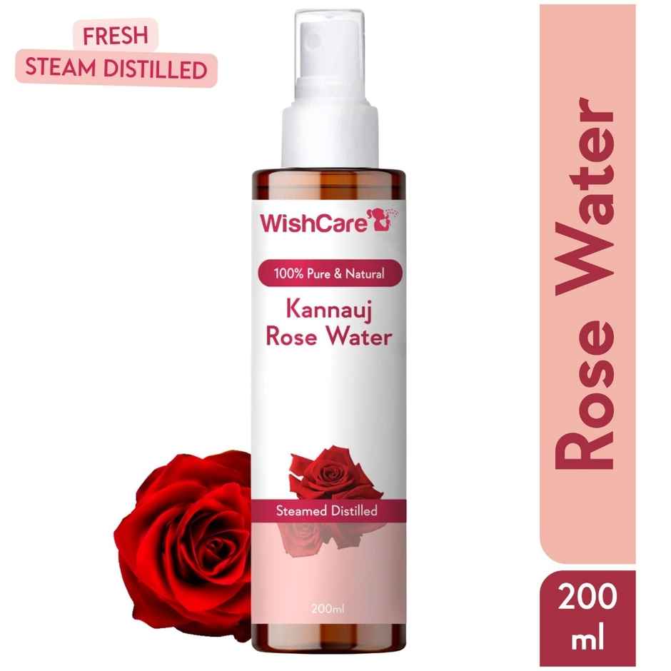Wishcare Pure & Natural Kannauj Rose Water For Skin Face & Hair - Rose Water Spray Face Toner