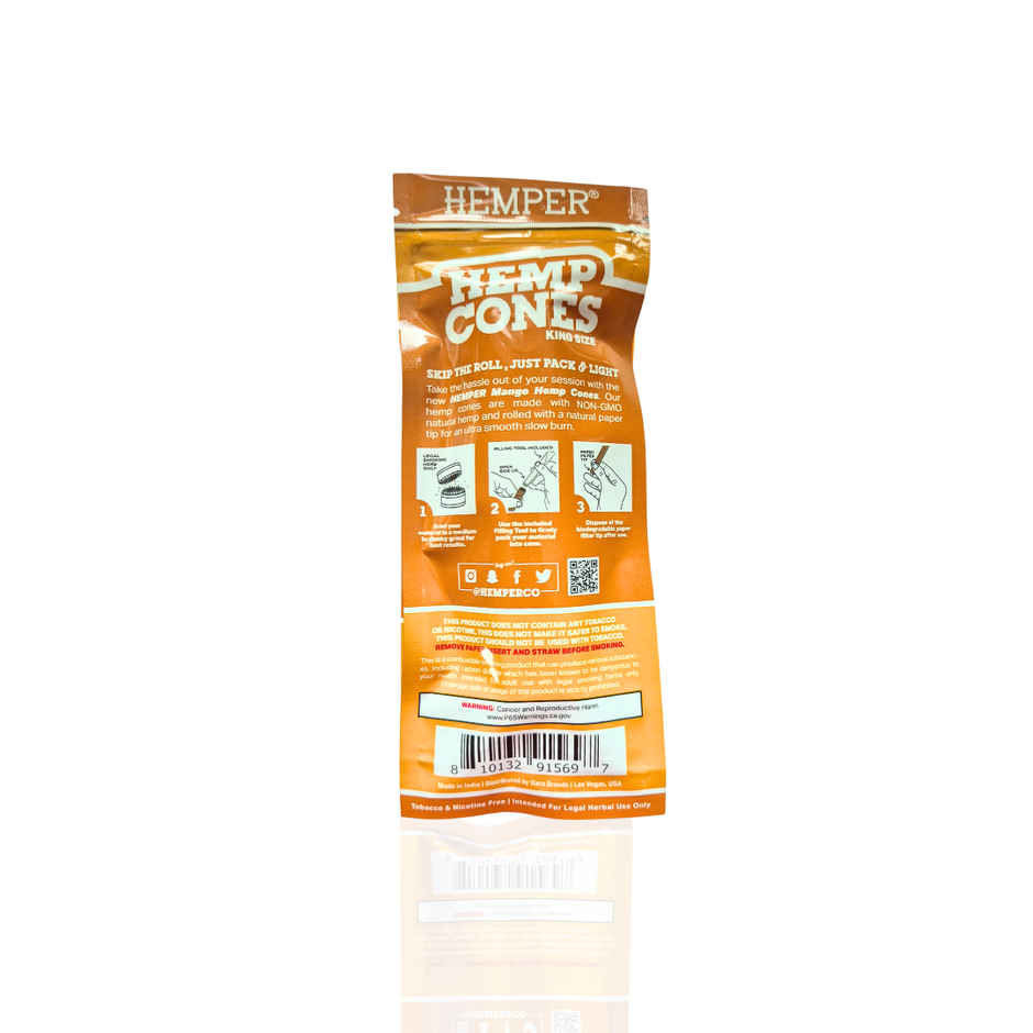 Hemper Mango Flavoured Hemp Pre-Rolled Cones