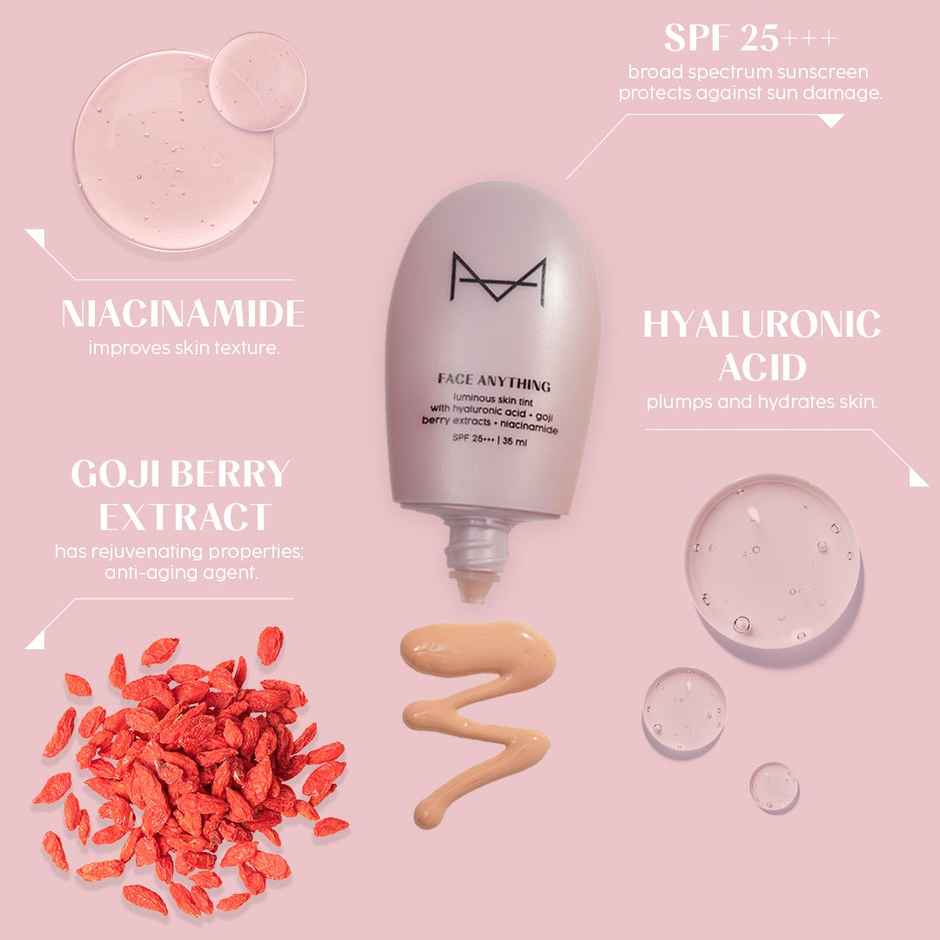 Face Anything Tinted Moisturizer+Skin Tint Serum+Foundation+Bb Cream+SPF 25 by House Of Makeup-F05