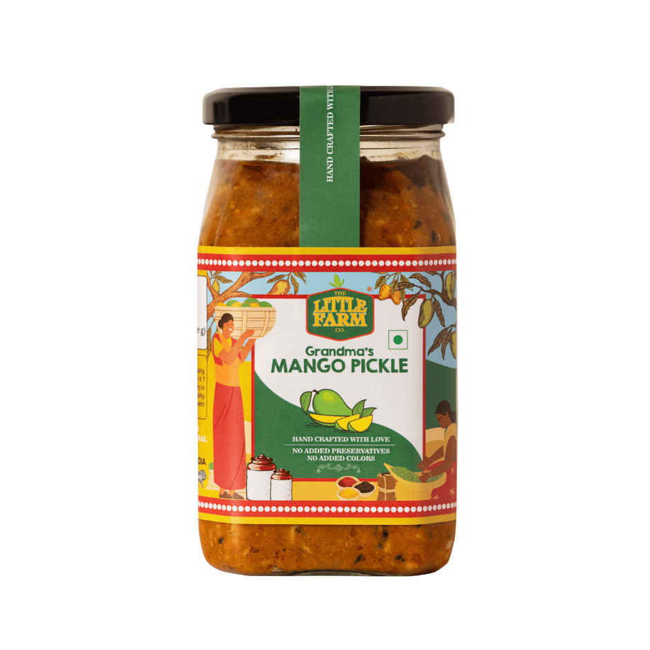 The Little Farm Co. Mango Pickle | Achaar | Made in less oil (400g)