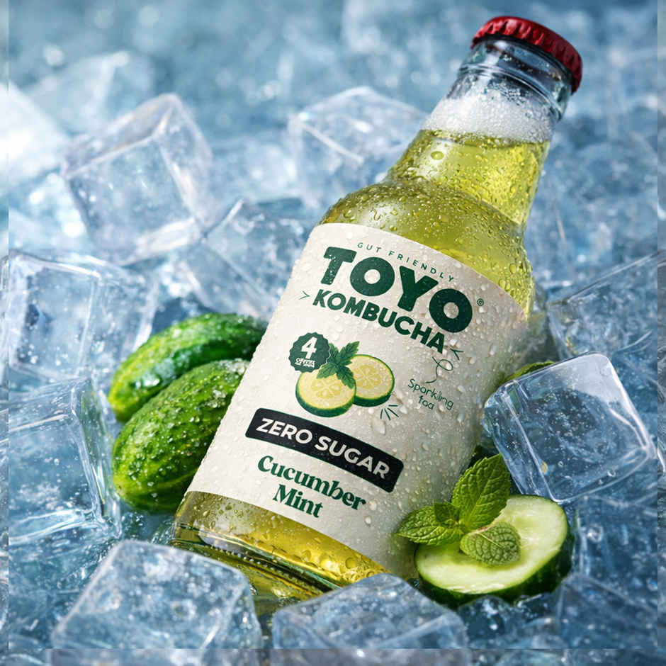 Toyo Kombucha Zero Sugar Cucumber Mint