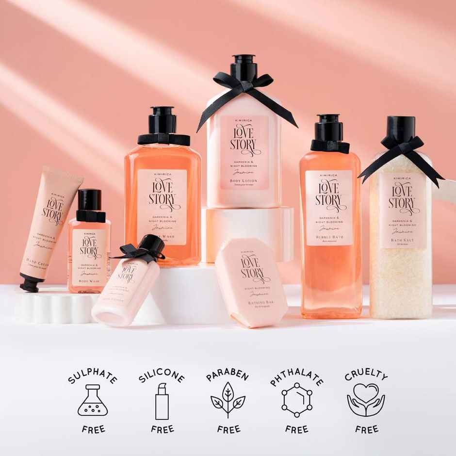 Kimirica Love Story Bubble Bath | Aromatic Foaming Bath with Romantic Fragrance | Gentle & Relaxing