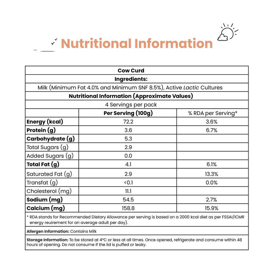 Sids Farm Cow Curd Cup