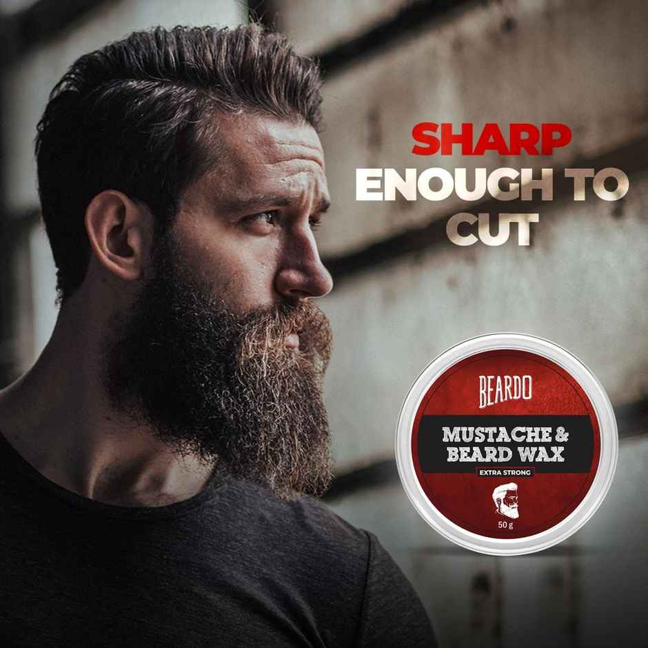 Beardo Beard & Mustache Wax - Extra Strong