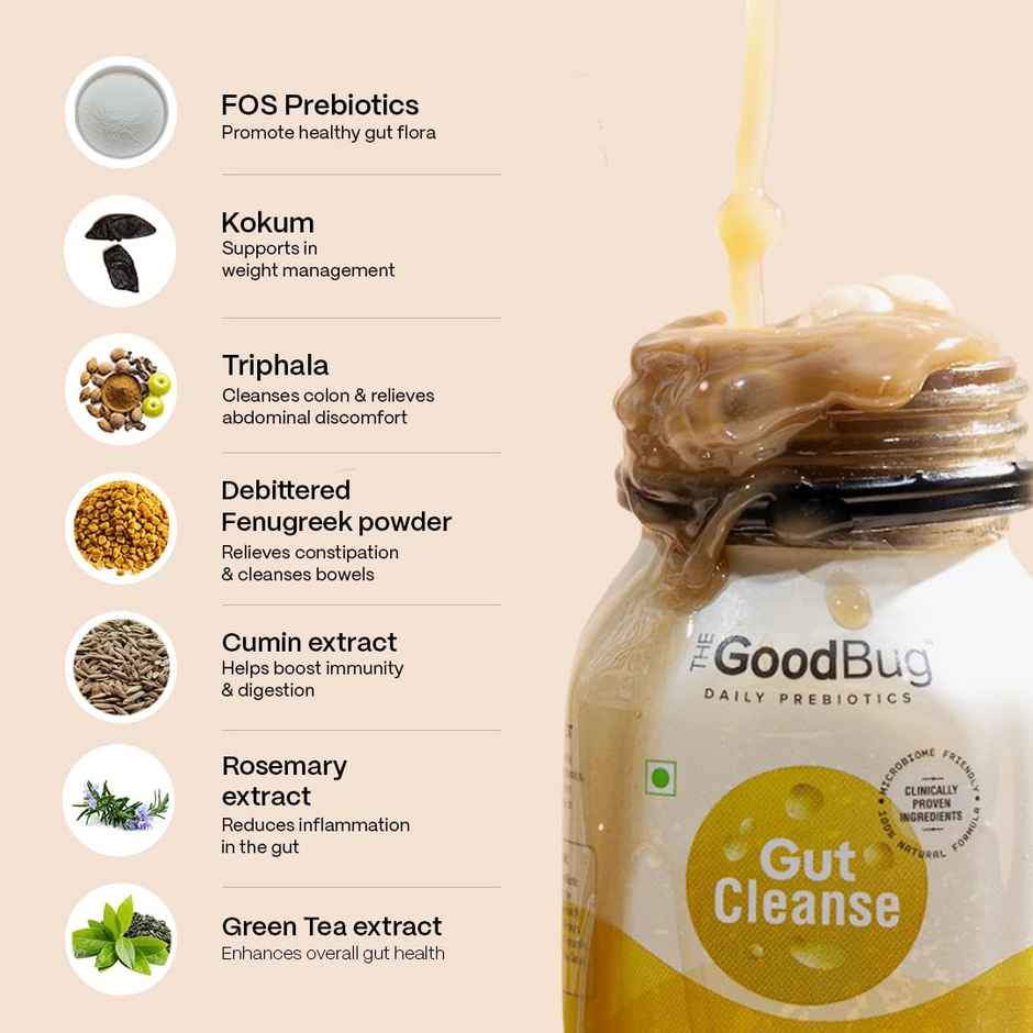 The Good Bug Gut Cleanse Health Supplement - Improves Digestion & Gut Health