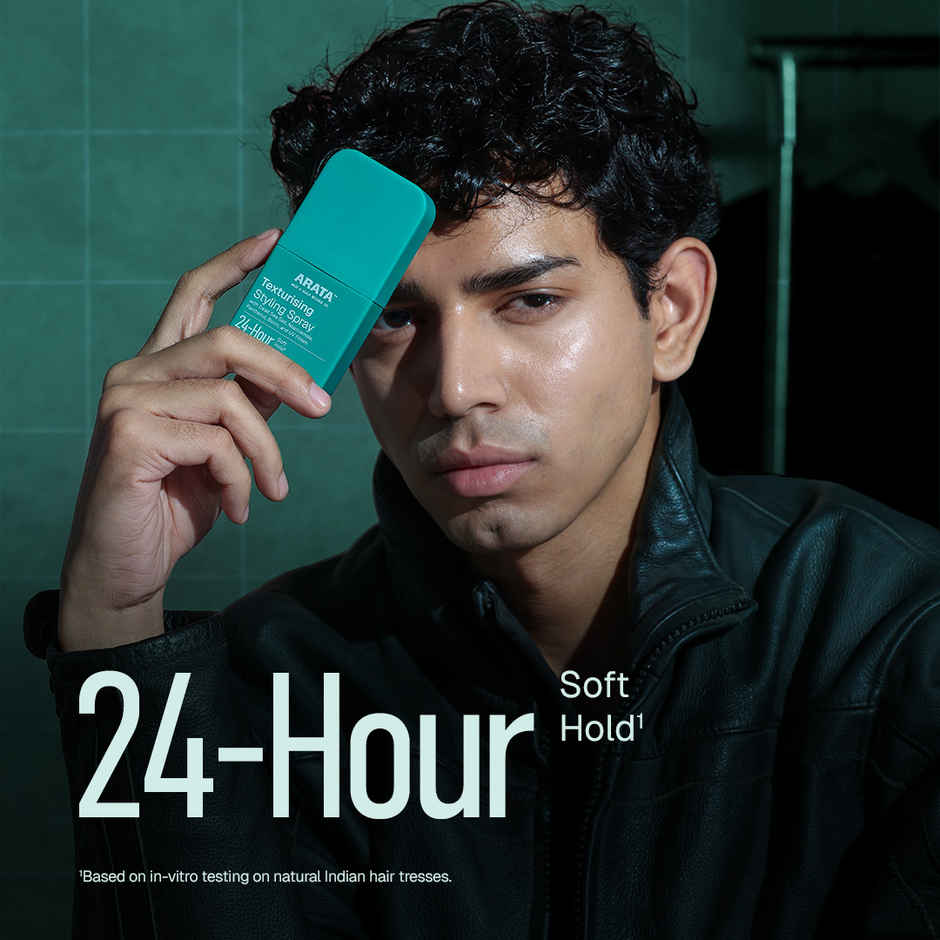 Arata Texturising Styling Spray with Dead Sea Salt for 24 Hr Soft Hold