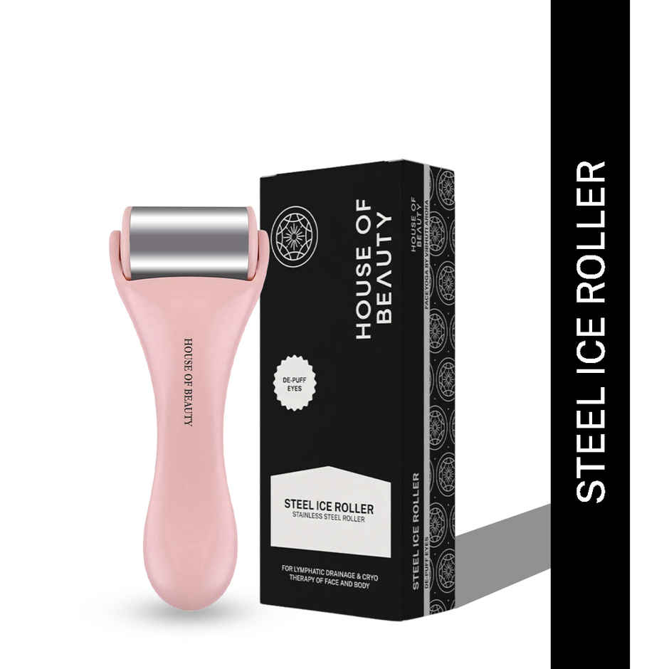 House Of Beauty Hob Steel Ice Roller-Puffy Eyes Redness Pimples Digital Eyes Stress Reduction