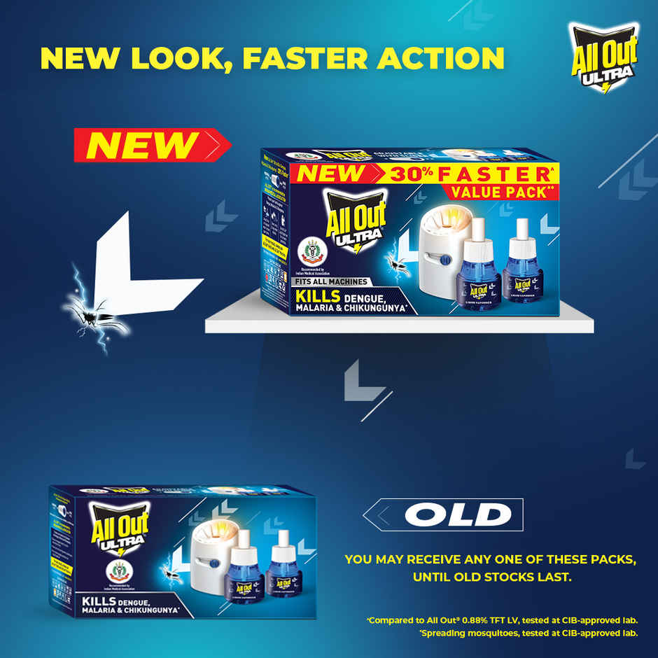 All Out Ultra Power + Slider Mosquito Repellent ( Machine + Refills )