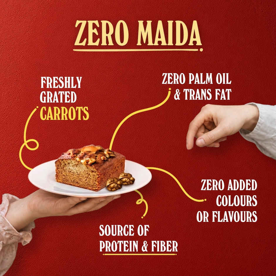 The Baker's Dozen Bakers Dozen Wholewheat Carrot Walnut Cake