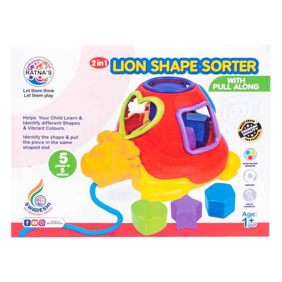 Ratna's Lion Shape Sorter 2In1