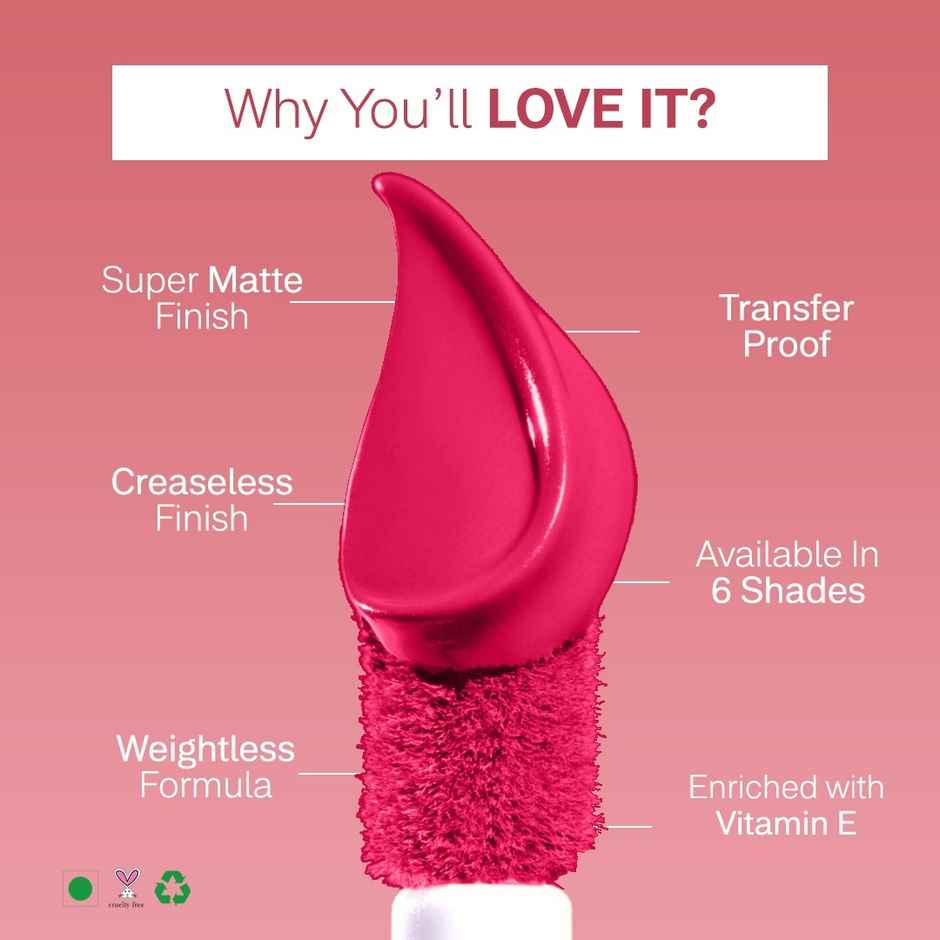 Flicka Weightless Impression Matte Liquid Lipstick | 11 November