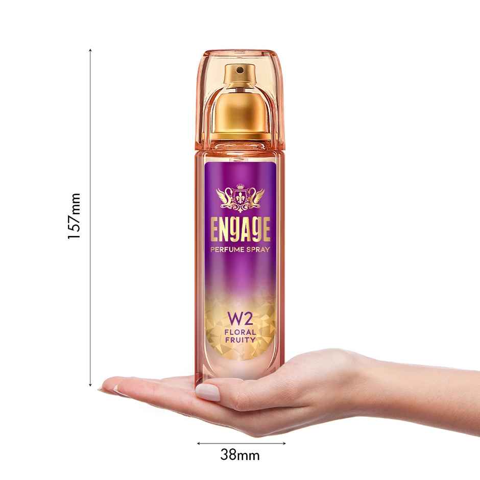 Engage W2 Perfume Spray for Women 120ml | Floral & Fruity | Berries, Orchid, Vanilla