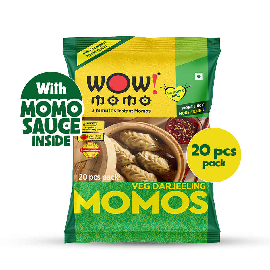 Wow! Veg Darjeeling Momos(20pc) & Coca-Cola Soft Drink(750ml) Combo