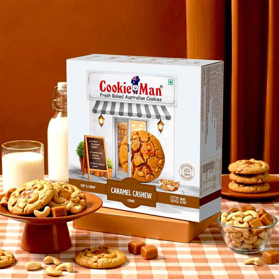 CookieMan Caramel Cashew Soft Dessert Cookie