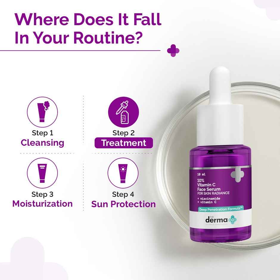 The Derma Co 10% Vitamin C Face Serum for Skin Radiance