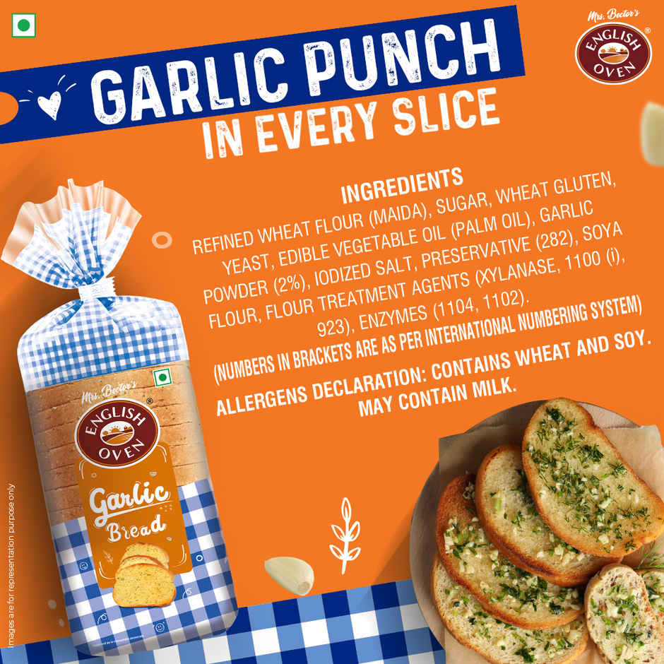 English Oven Garlic Bread