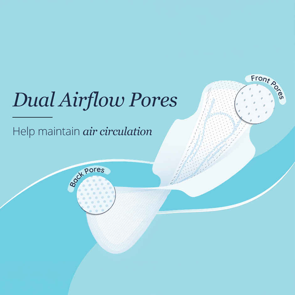 Carmesi Air Feel Sanitary Pads | XL | Dual Airflow Pores | Airy, Sweat Free & Rash Free