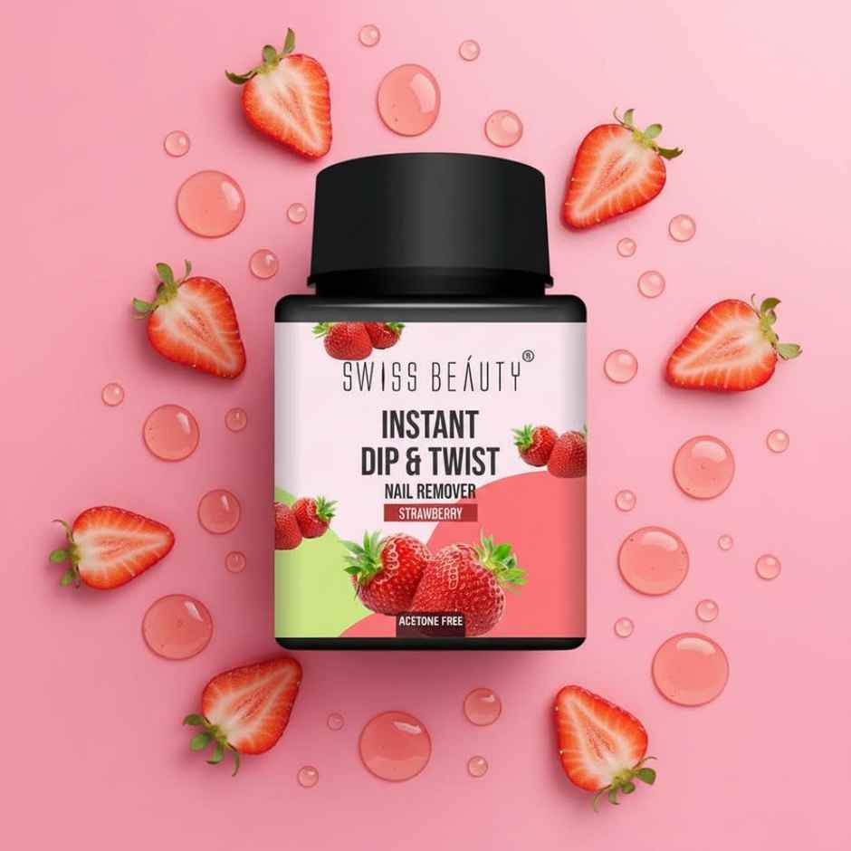 Swiss Beauty Instant Dip and Twist Nail Paint Remover | 04 Strawberry Fresh